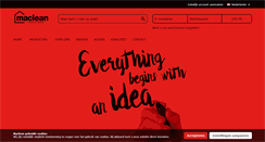 Desktop Screenshot of macleanproducts.nl